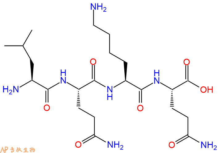 专肽生物产品H2N-Leu-Gln-Lys-Gln-OH