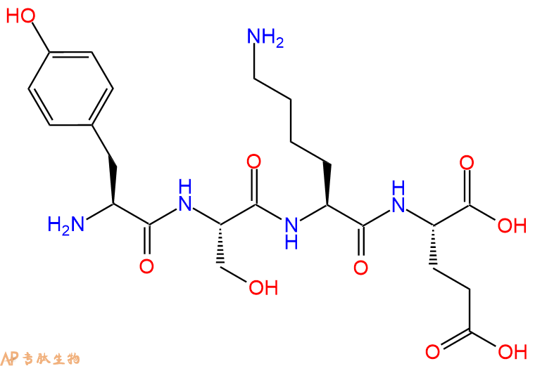 专肽生物产品H2N-Tyr-Ser-Lys-Glu-OH