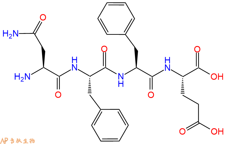 专肽生物产品H2N-Asn-Phe-Phe-Glu-OH
