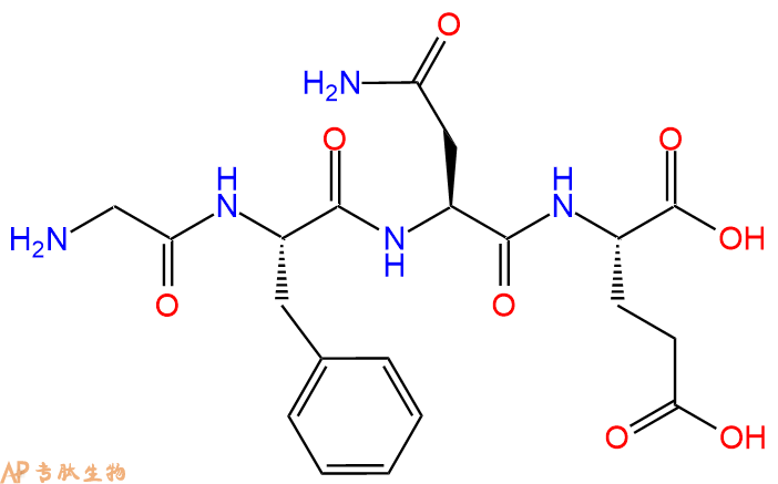 专肽生物产品H2N-Gly-Phe-Asn-Glu-OH