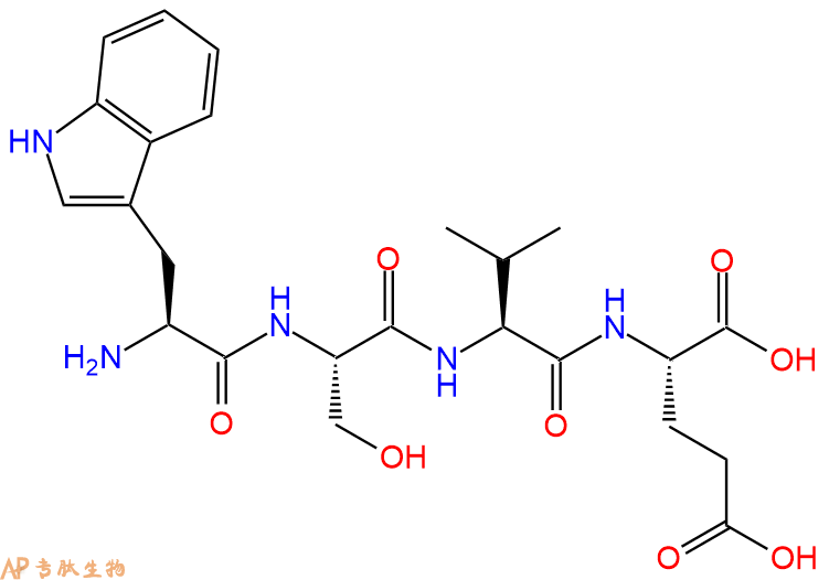 专肽生物产品H2N-Trp-Ser-Val-Glu-OH