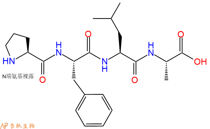 专肽生物产品H2N-Pro-Phe-Leu-Ala-OH