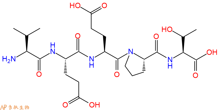 专肽生物产品H2N-Val-Glu-Glu-Pro-Thr-OH