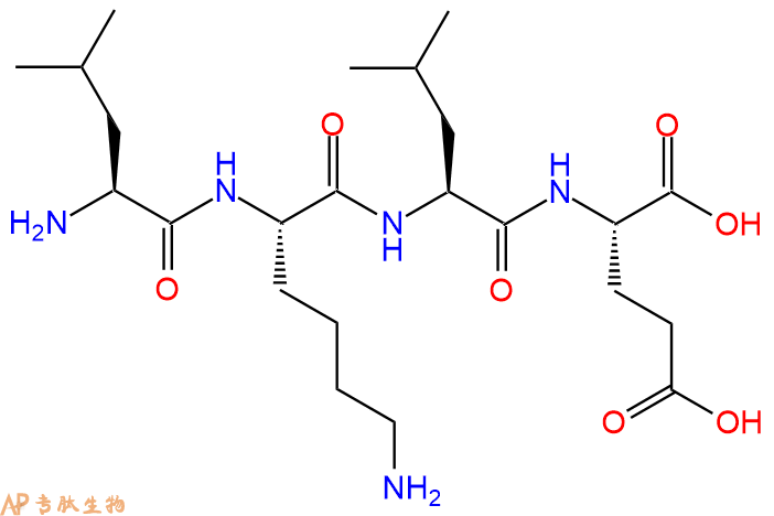 专肽生物产品H2N-Leu-Lys-Leu-Glu-OH