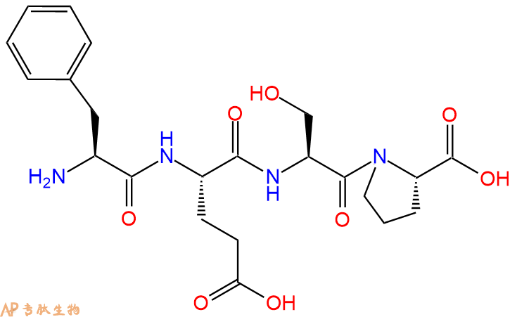 专肽生物产品H2N-Phe-Glu-Ser-Pro-OH