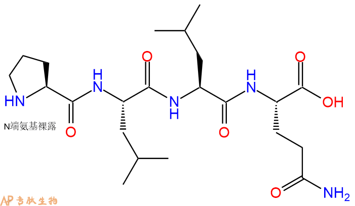 专肽生物产品H2N-Pro-Leu-Leu-Gln-OH