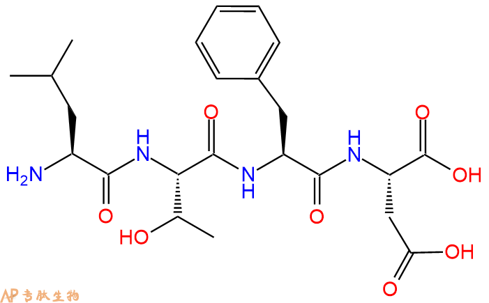 专肽生物产品H2N-Leu-Thr-Phe-Asp-OH