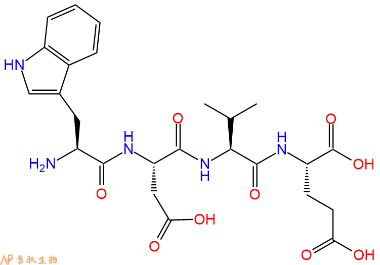 专肽生物产品H2N-Trp-Asp-Val-Glu-OH