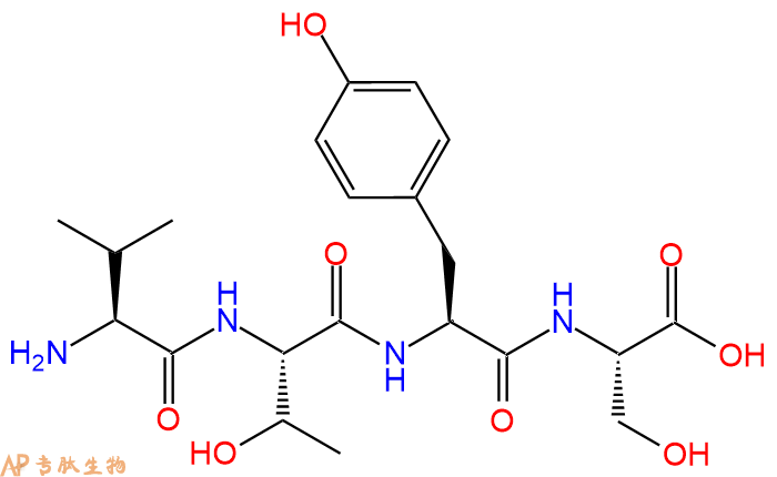 专肽生物产品H2N-Val-Thr-Tyr-Ser-OH
