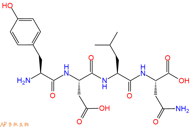 专肽生物产品H2N-Tyr-Asp-Leu-Asn-OH