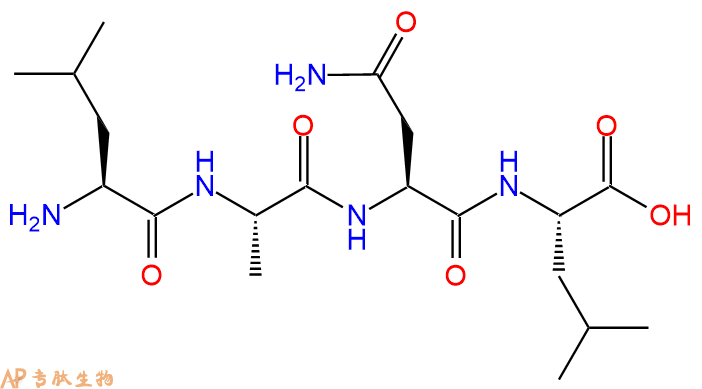 专肽生物产品H2N-Leu-Ala-Asn-Leu-OH