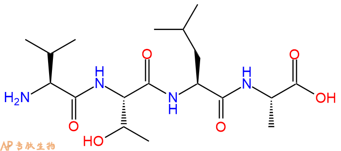 专肽生物产品H2N-Val-Thr-Leu-Ala-OH