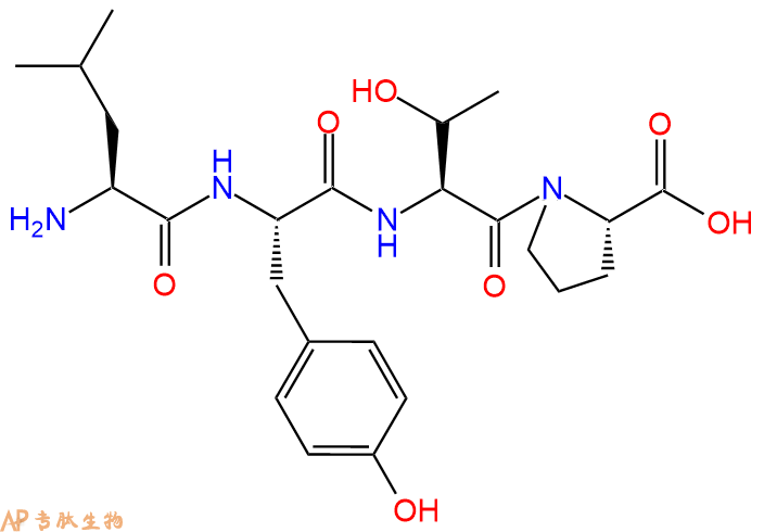 专肽生物产品H2N-Leu-Tyr-Thr-Pro-OH