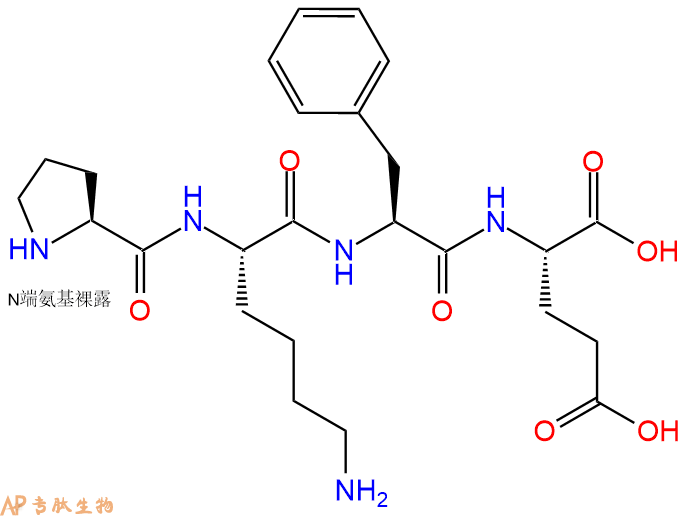 专肽生物产品H2N-Pro-Lys-Phe-Glu-OH