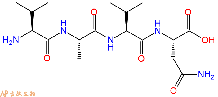 专肽生物产品H2N-Val-Ala-Val-Asn-OH