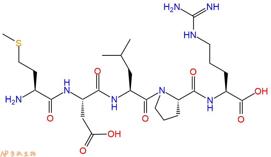 专肽生物产品H2N-Met-Asp-Leu-Pro-Arg-OH