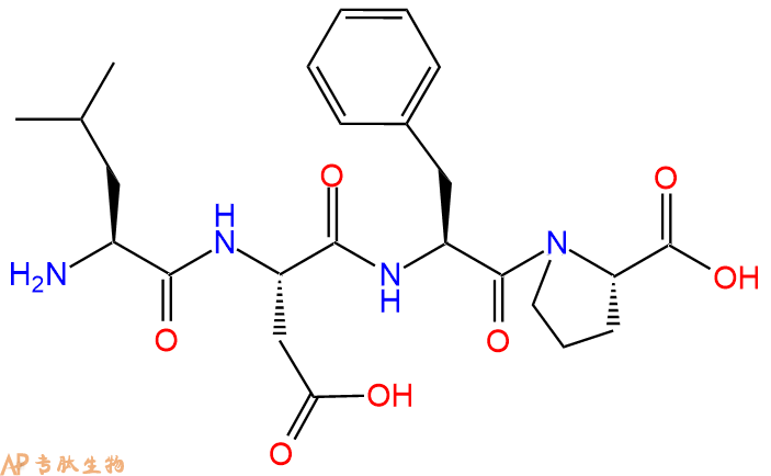 专肽生物产品H2N-Leu-Asp-Phe-Pro-OH