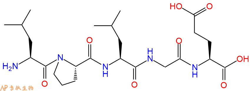 专肽生物产品H2N-Leu-Pro-Leu-Gly-Glu-OH