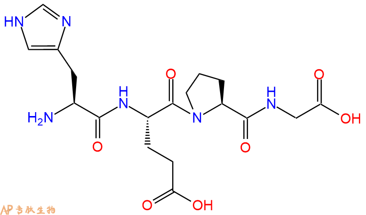 专肽生物产品H2N-His-Glu-Pro-Gly-OH