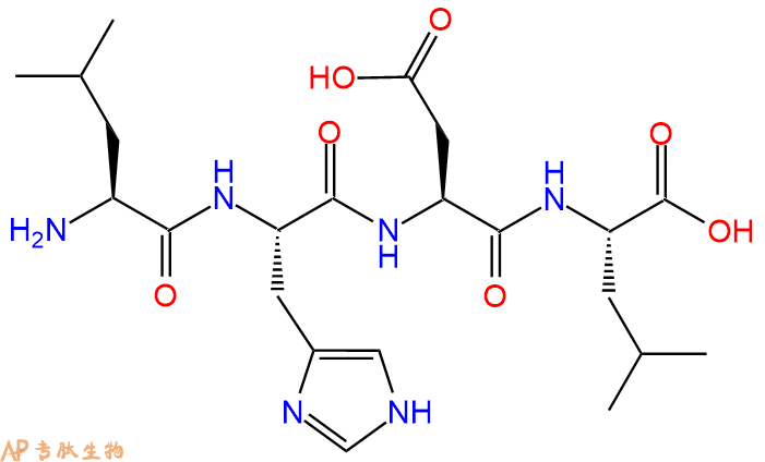 专肽生物产品H2N-Leu-His-Asp-Leu-OH
