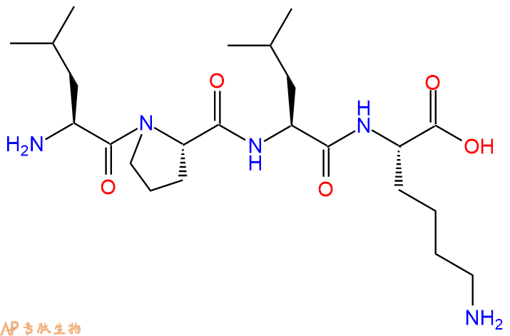 专肽生物产品H2N-Leu-Pro-Leu-Lys-OH