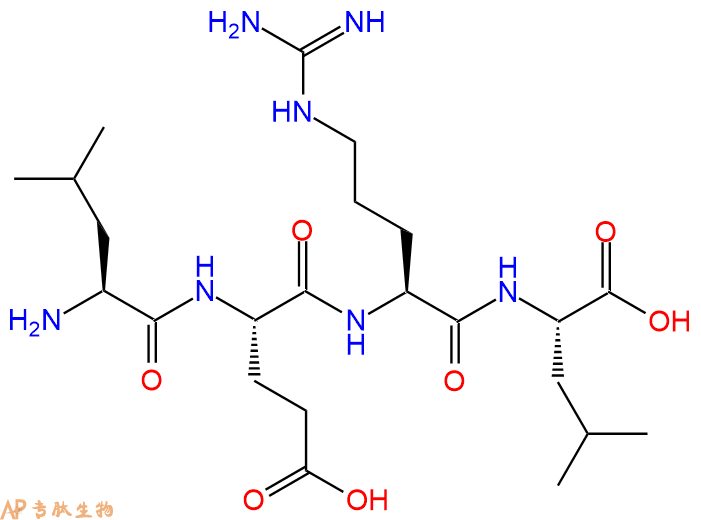 专肽生物产品H2N-Leu-Glu-Arg-Leu-OH