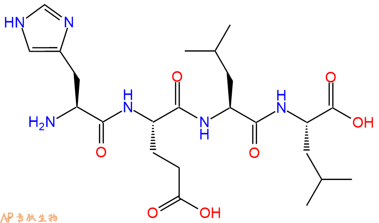 专肽生物产品H2N-His-Glu-Leu-Leu-OH