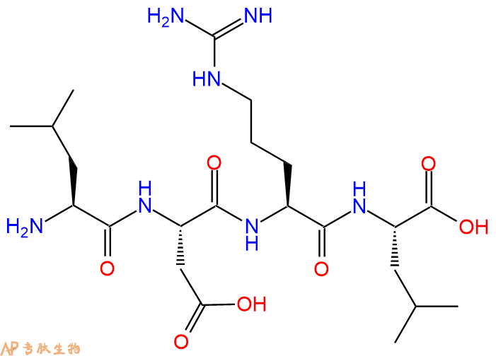 专肽生物产品H2N-Leu-Asp-Arg-Leu-OH