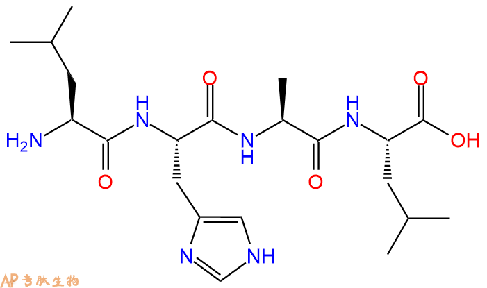 专肽生物产品H2N-Leu-His-Ala-Leu-OH