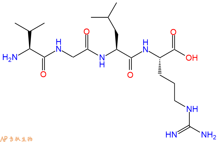 专肽生物产品H2N-Val-Gly-Leu-Arg-OH