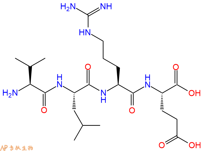 专肽生物产品H2N-Val-Leu-Arg-Glu-OH