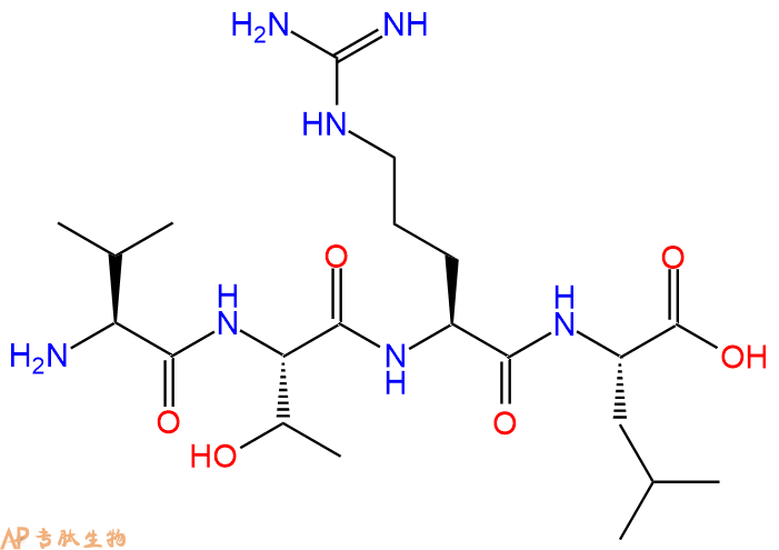 专肽生物产品H2N-Val-Thr-Arg-Leu-OH