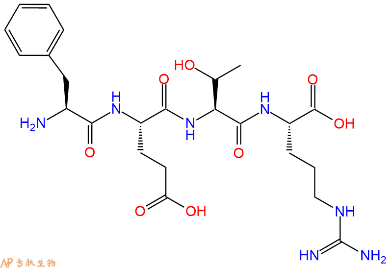 专肽生物产品H2N-Phe-Glu-Thr-Arg-OH