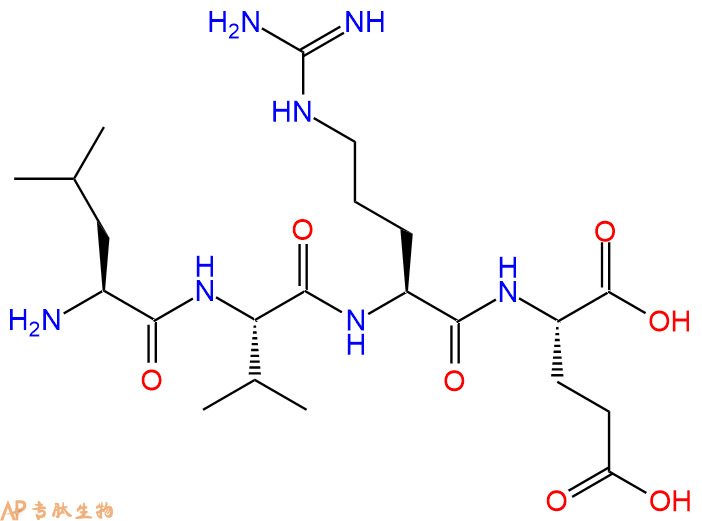 专肽生物产品H2N-Leu-Val-Arg-Glu-OH