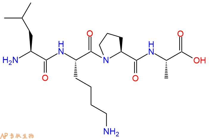 专肽生物产品H2N-Leu-Lys-Pro-Ala-OH