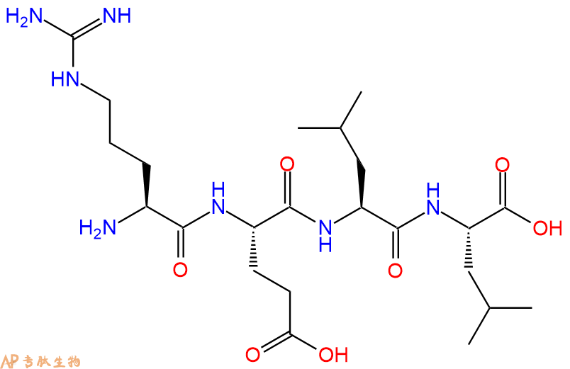 专肽生物产品H2N-Arg-Glu-Leu-Leu-OH