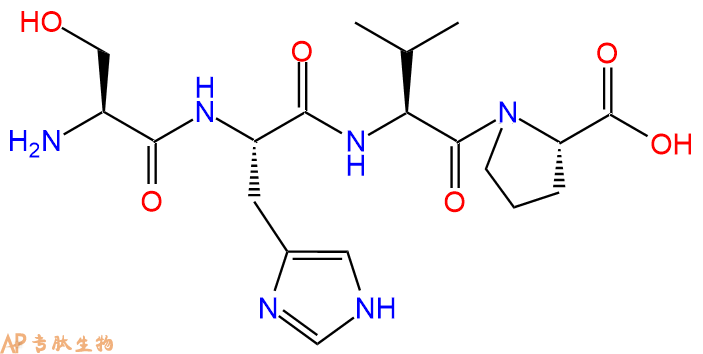 专肽生物产品H2N-Ser-His-Val-Pro-OH