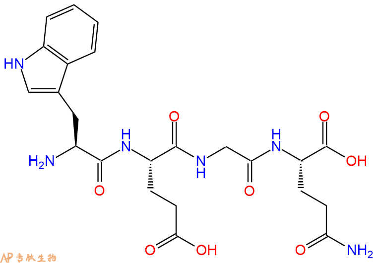 专肽生物产品H2N-Trp-Glu-Gly-Gln-OH