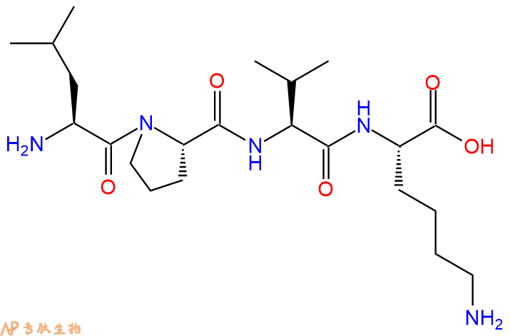 专肽生物产品H2N-Leu-Pro-Val-Lys-OH