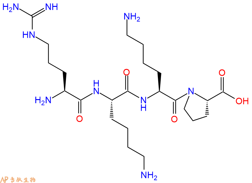 专肽生物产品H2N-Arg-Lys-Lys-Pro-OH