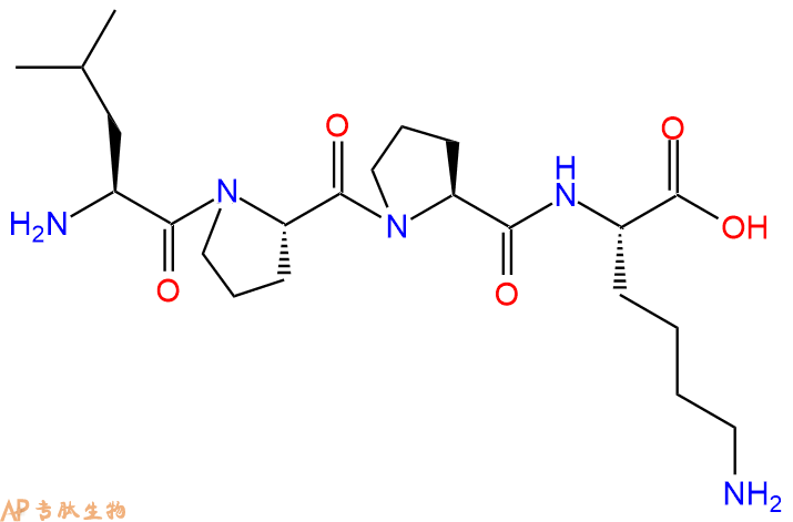 专肽生物产品H2N-Leu-Pro-Pro-Lys-OH
