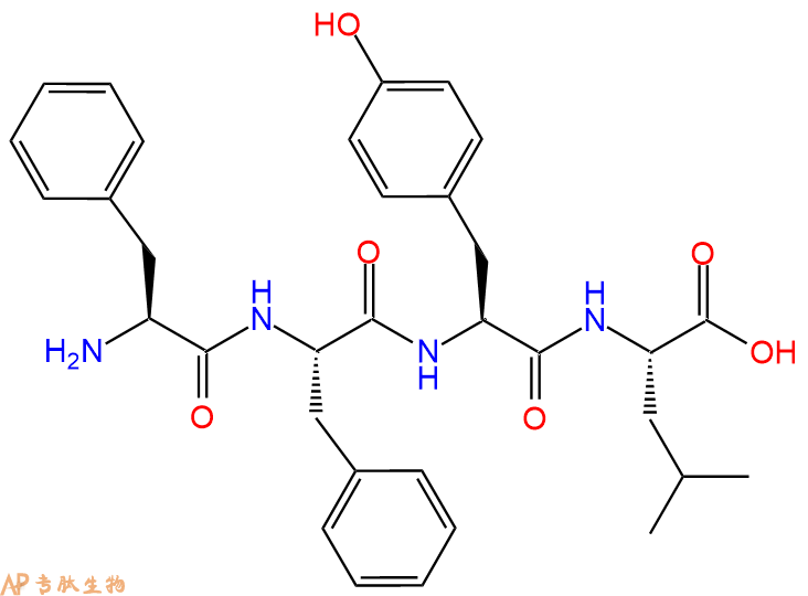专肽生物产品H2N-Phe-Phe-Tyr-Leu-OH