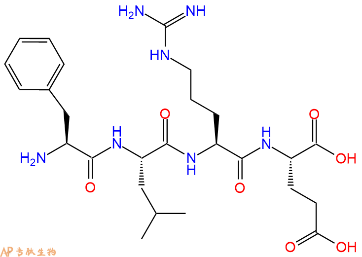 专肽生物产品H2N-Phe-Leu-Arg-Glu-OH