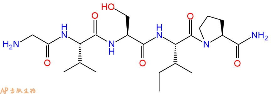 专肽生物产品H2N-Gly-Val-Ser-Ile-Pro-CONH2