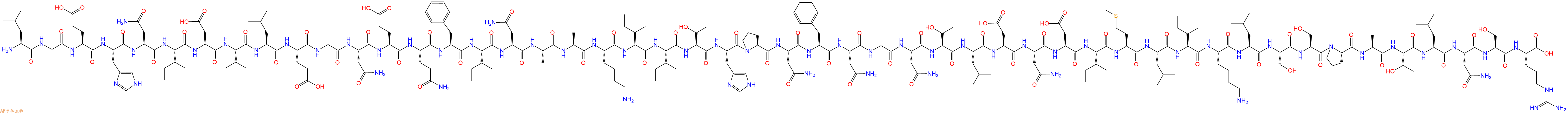 专肽生物产品H2N-Leu-Gly-Glu-His-Asn-Ile-Asp-Val-Leu-Glu-Gly-Asn-Glu-Gln-Phe-Ile-Asn-Ala-Ala-Lys-Ile-Ile-Thr-His-Pro-Asn-Phe-Asn-Gly-Asn-Thr-Leu-Asp-Asn-Asp-Ile-Met-Leu-Ile-Lys-Leu-Ser-Ser-Pro-Ala-Thr-Leu-Asn-Ser-Arg-OH