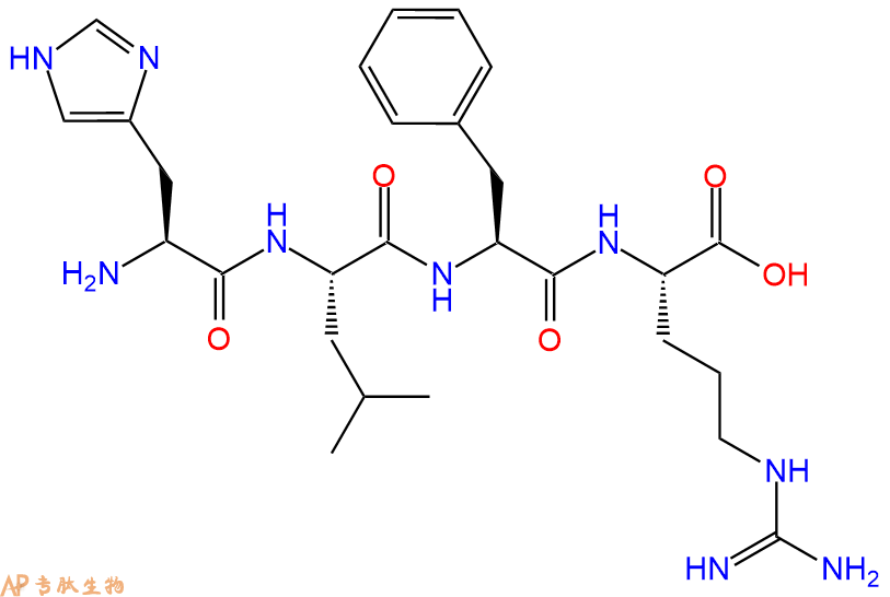 专肽生物产品H2N-His-Leu-Phe-Arg-OH