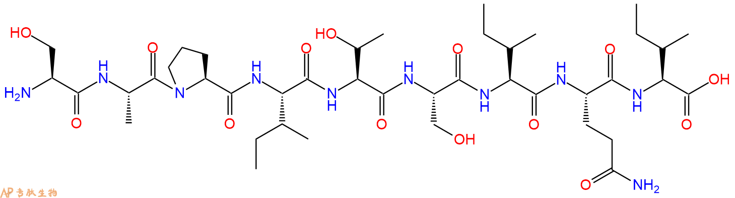 专肽生物产品H2N-Ser-Ala-Pro-Ile-Thr-Ser-Ile-Gln-Ile-OH