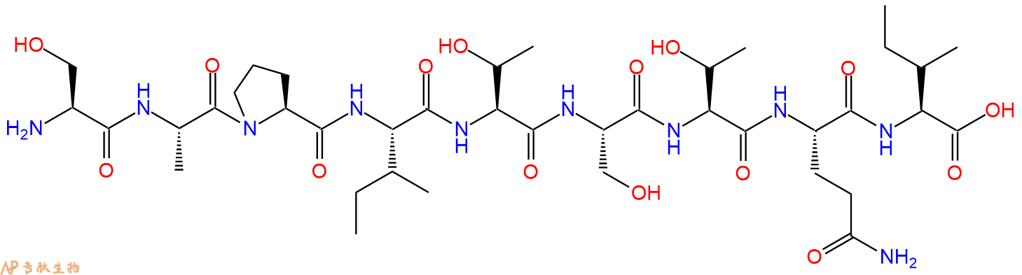 专肽生物产品H2N-Ser-Ala-Pro-Ile-Thr-Ser-Thr-Gln-Ile-OH