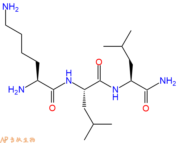专肽生物产品H2N-Lys-Leu-Leu-CONH2