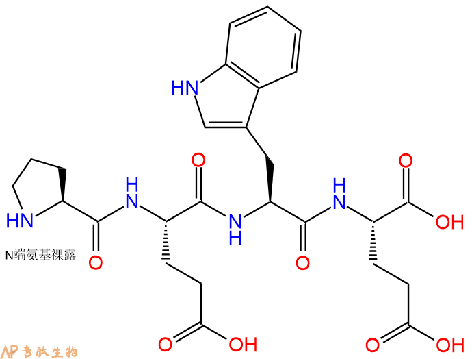 专肽生物产品H2N-Pro-Glu-Trp-Glu-OH